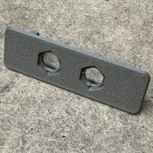 Apple //e DB-25 Back Plate for Audio Jacks