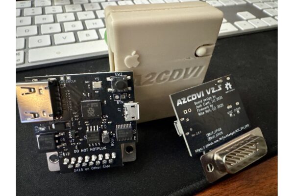 A2CDVI v2.5 - Apple IIc Digital Video Adapter